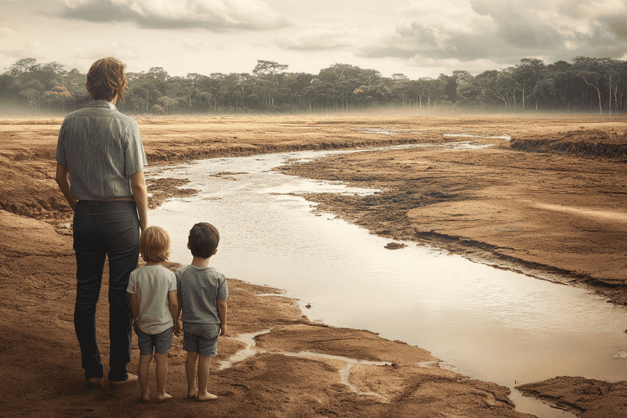 Una sequía excepcional en la Amazonía de Brasil, Colombia y Perú afecta a miles de personas, incluidas 420.000 niños, sin acceso a educación y servicios básicos.