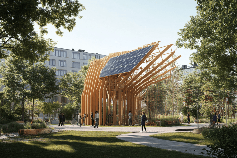 Suecia lidera el camino hacia la sostenibilidad combinando crecimiento y ecología. Innovan con edificios de madera y políticas avanzadas de reciclaje y educación.