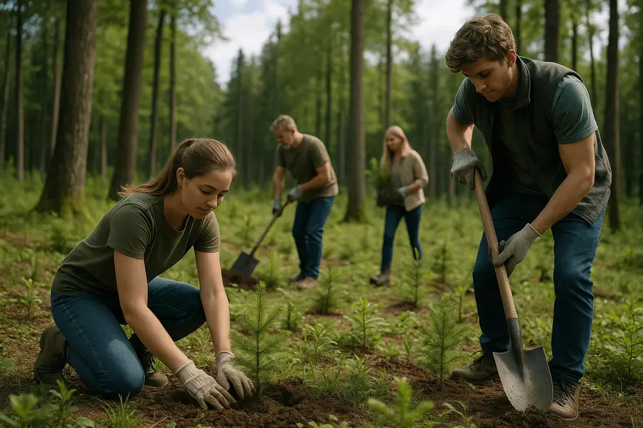 La reforestación es crucial para restaurar ecosistemas, mejorar aire y agua, beneficiar a especies y comunidades, y fomentar el ecoturismo.